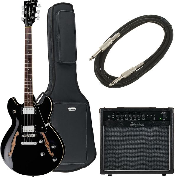 Harley Benton HB-35 BK Vintage Series Bundle