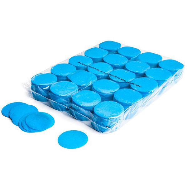 Magic FX Confetti round  55mm L. Blue