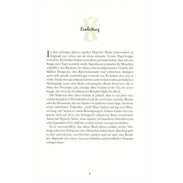 Hannibal Verlag Dave Gahan