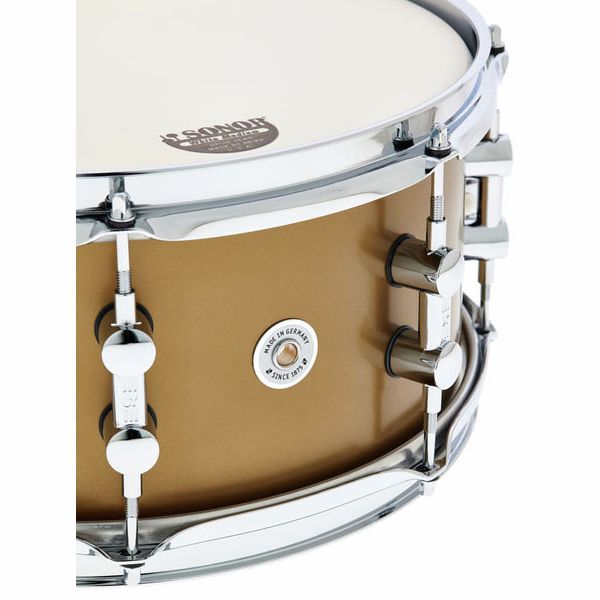 Sonor SQ1 13"x6" Snare Satin Gold