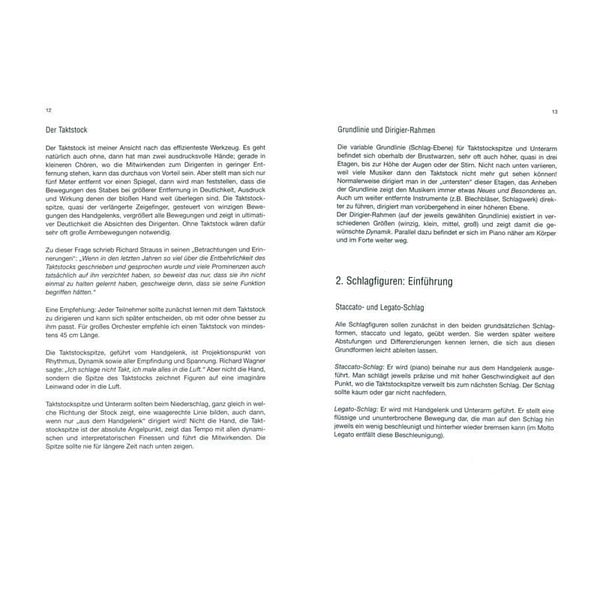 Ricordi Taktschlagen Oder Dirigieren
