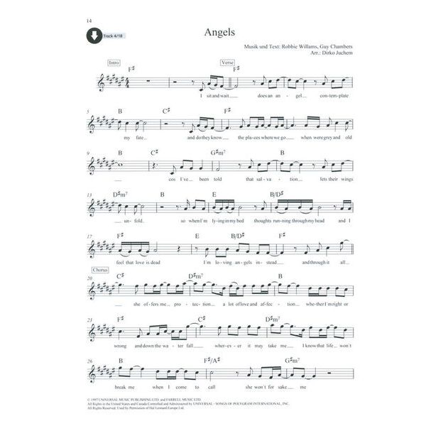 Schott Rock Ballads Tenor Saxophone