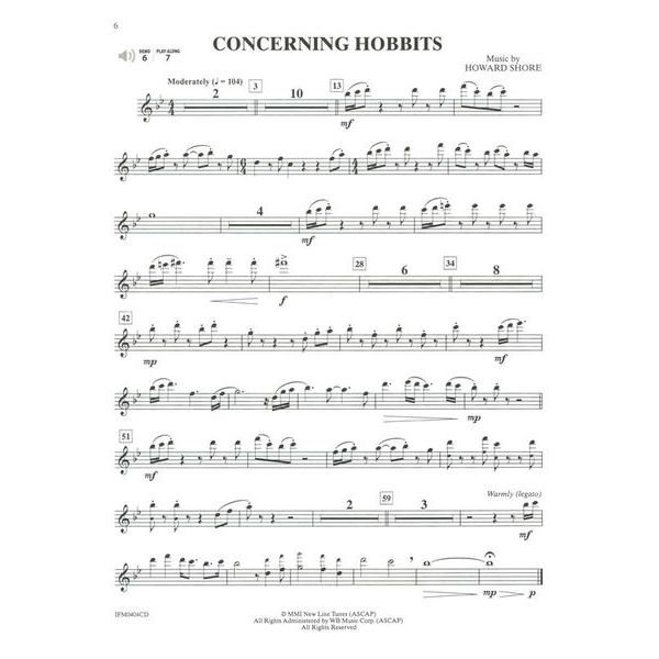 Alfred Music Publishing Lord Of The Rings 1-3 Flute