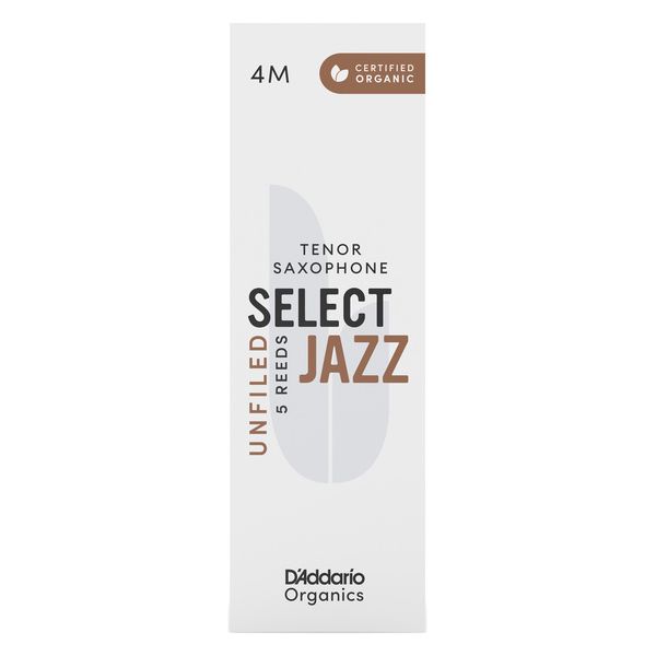 DAddario Woodwinds Organic Sel. Jazz Unf. TEN 4M