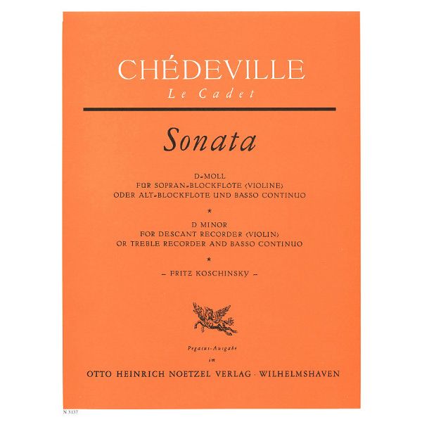 Heinrichshofen Verlag Chédeville Sonate d-moll