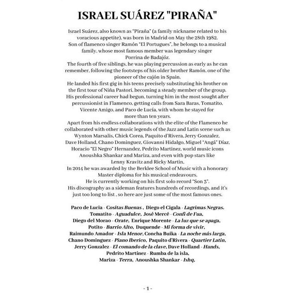 DG De Gregorio Pirana Cajon Jam