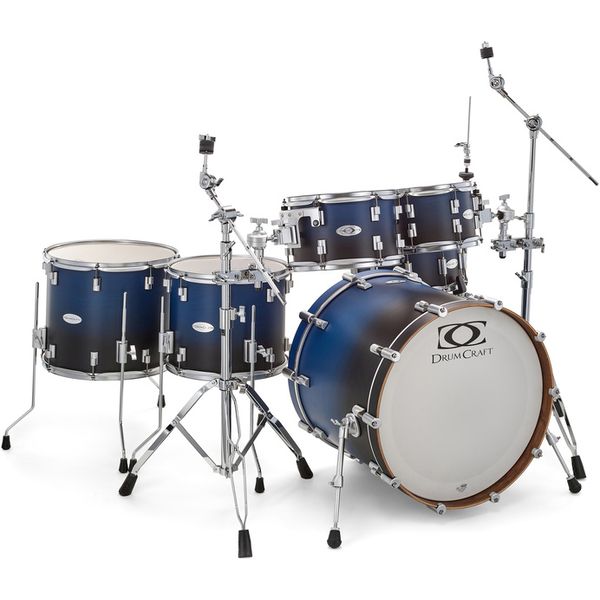 DrumCraft Series 6 2up 2down Blue Fade