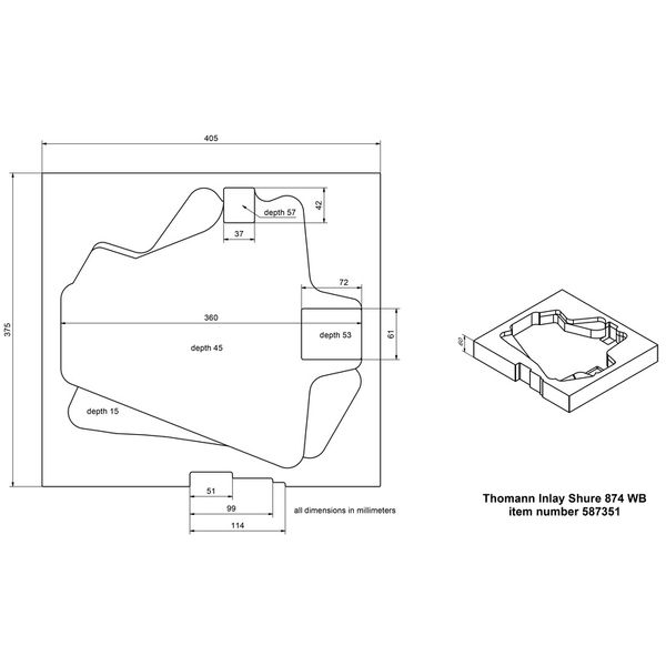 Thomann Inlay Shure 874 WB