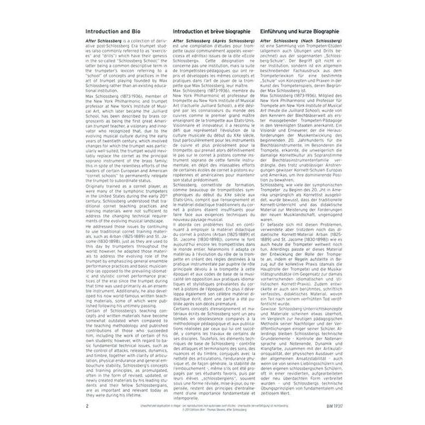 Editions Bim After Schlossberg Trumpet
