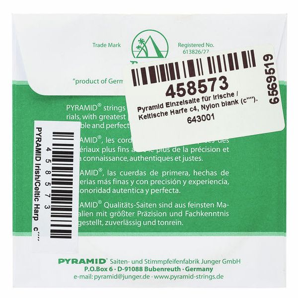 Pyramid Irish / Celtic Harp String c4