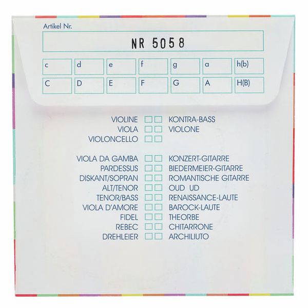 K&uuml;rschner Large Theorbo Single String b