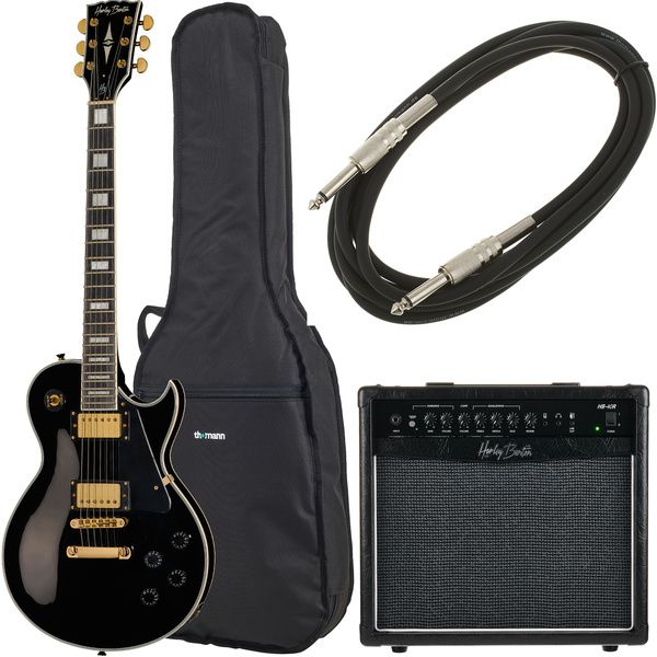 Harley Benton SC-500 BK Vintage Serie Bundle