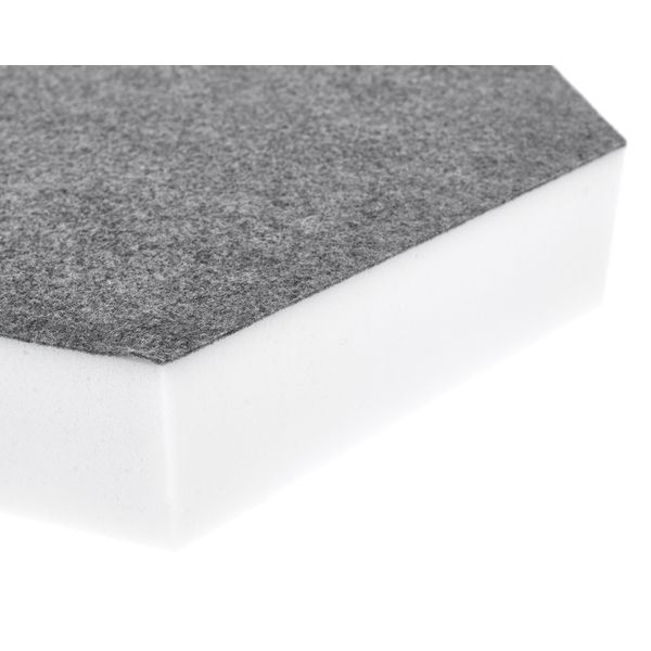 t.akustik Hexagon Melamine Grey 50