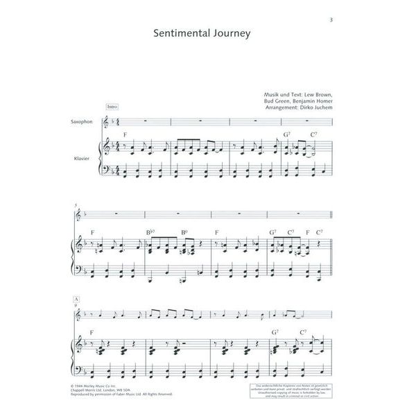 Schott Swing Standards A-Sax