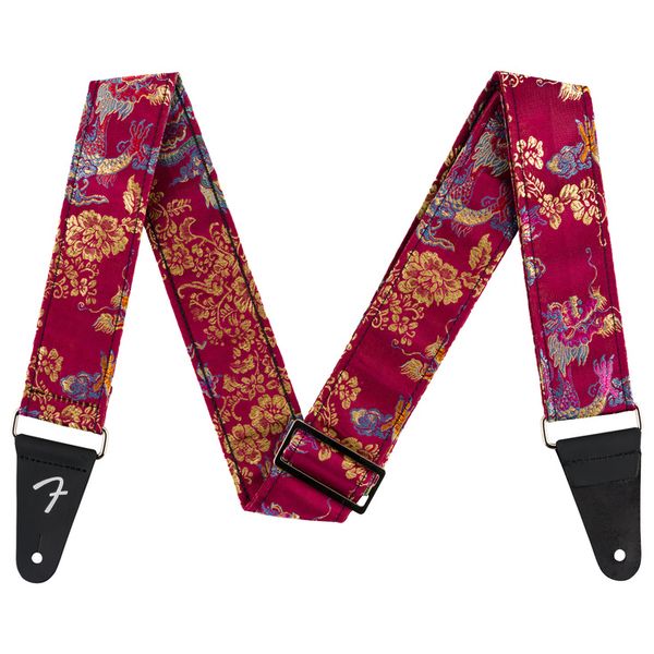Fender Satin Dragon Strap Wine