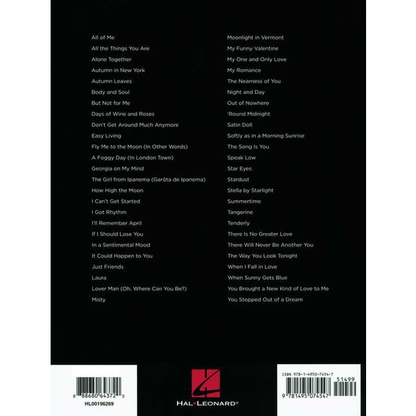 Hal Leonard First 50 Jazz Standards You