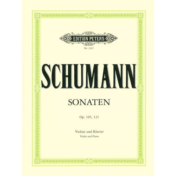 Edition Peters Schumann Sonaten Violine