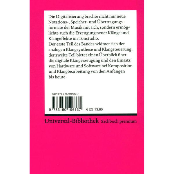 Reclam Verlag Elektronische Klnge