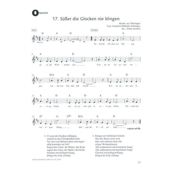 Schott Hobby Weihnachtsmelodien A-Sax