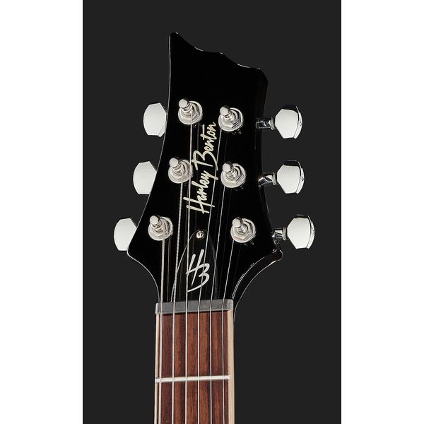 Harley Benton CST-24T P90 Black Flame Bundle