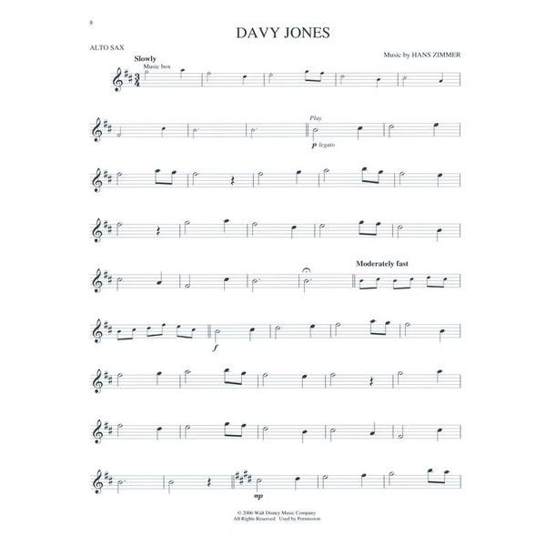 Hal Leonard Pirates Of The Caribbean A-Sax