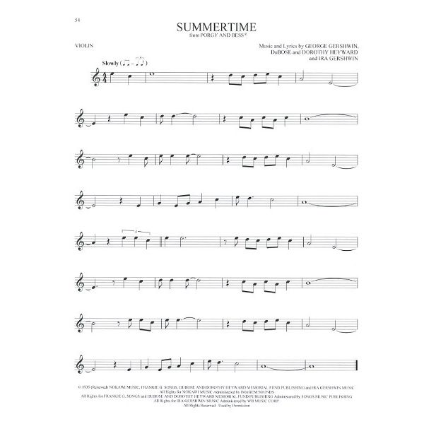 Hal Leonard 50 Songs You Should Violin