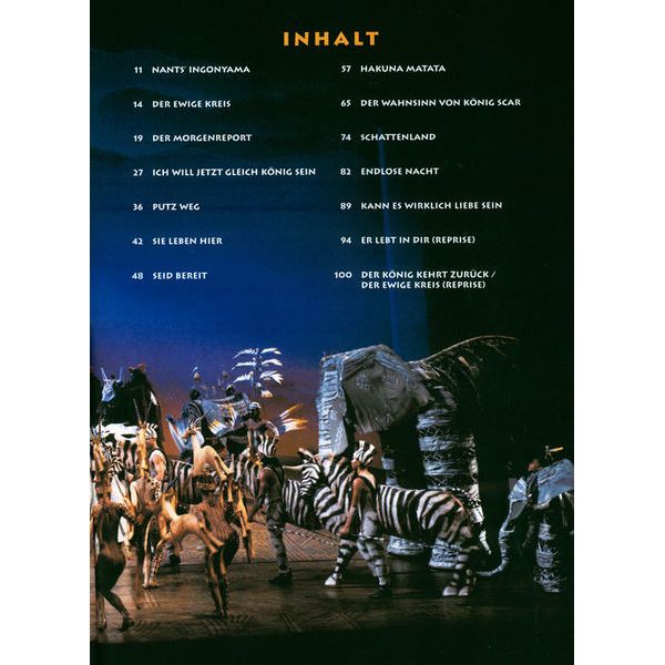 Hal Leonard Der K&ouml;nig der L&ouml;wen