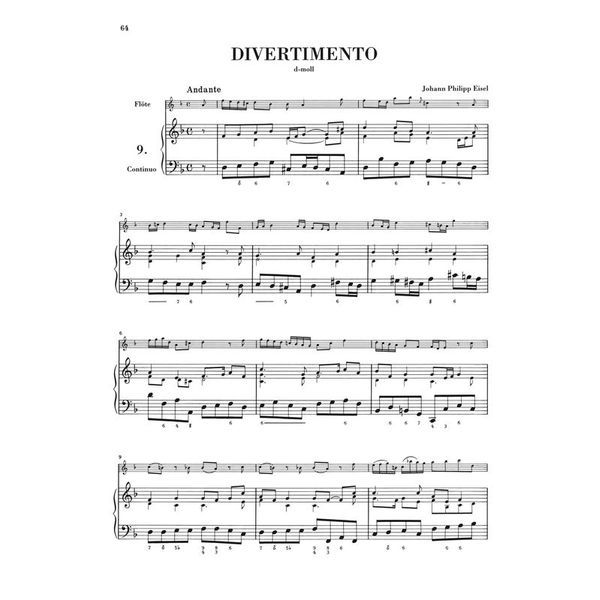 Henle Verlag Flötenmusik Barock