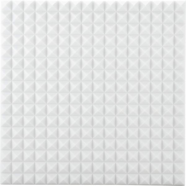 t.akustik Melamine Pyramid 70mm WH