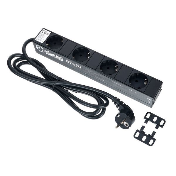 Adam Hall 87470 Power Strip 4 Sockets
