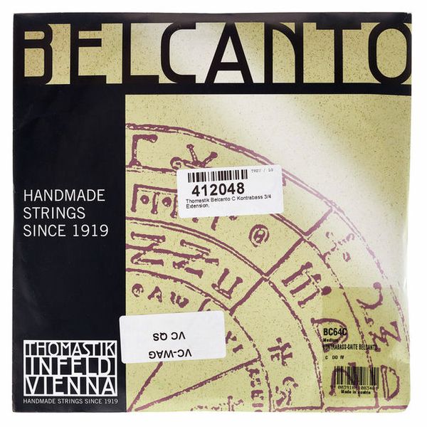 Thomastik Belcanto C Bass 3/4 Extension