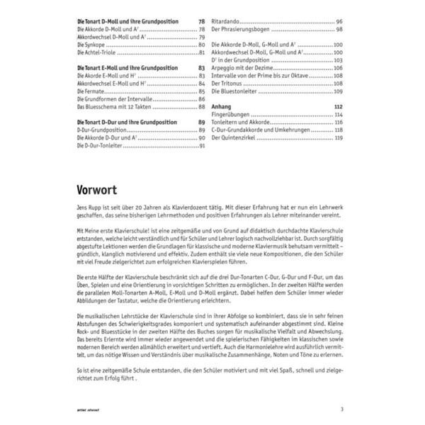 Artist Ahead Musikverlag Meine erste Klavierschule!