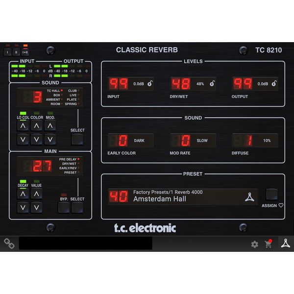 tc electronic TC 8210 Classic Mixing Reverb