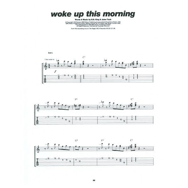 Wise Publications Play Guitar With B.B. King