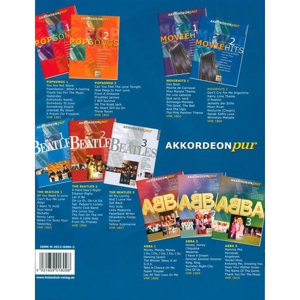 Holzschuh Verlag Akkordeon Pur Abba 2