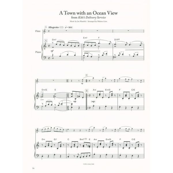 Zen-On Studio Ghibli for Flute