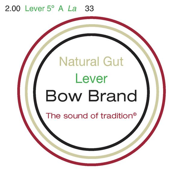 Bow Brand NG 5th A Gut Harp String No.33