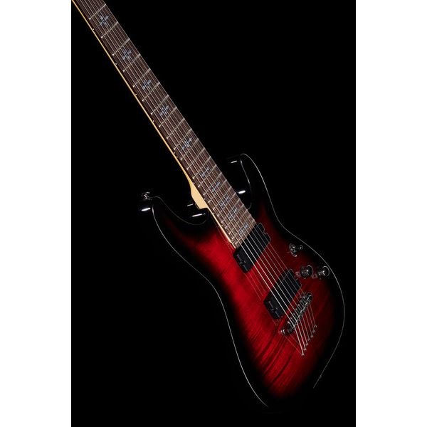 Schecter Demon-7 Crimson Red Burst