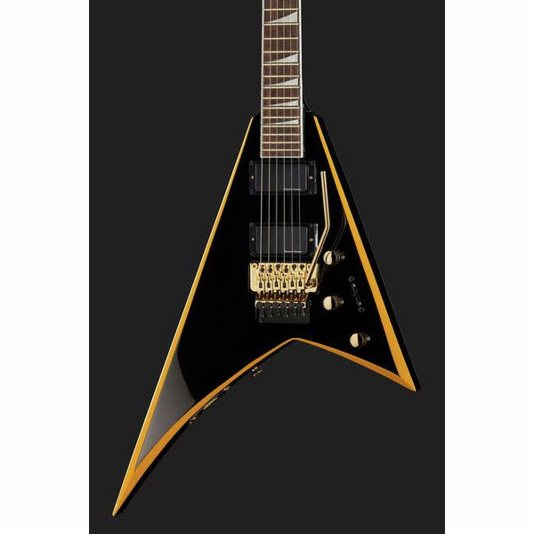 Jackson RRX24 Black with Yellow Bevels