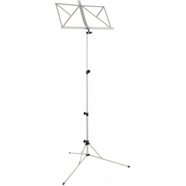 K&M 101 Music Stand Nickel Colored