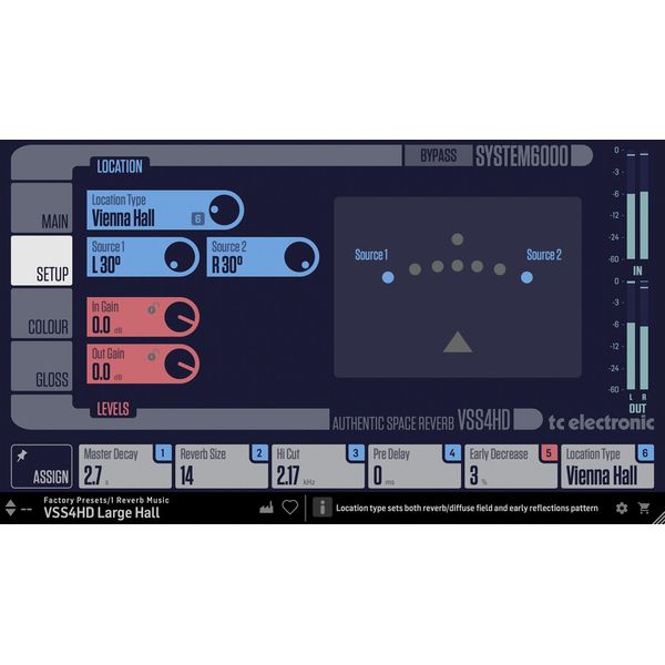 tc electronic VSS4 HD Authentic Space Reverb