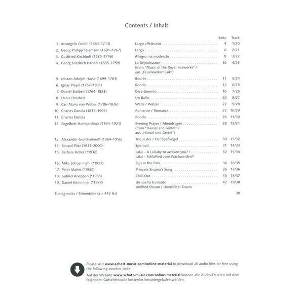 Schott Easy Concert Pieces Violin 2