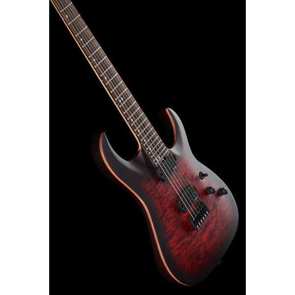 Harley Benton Amarok-6 BKRD Quilted Burst