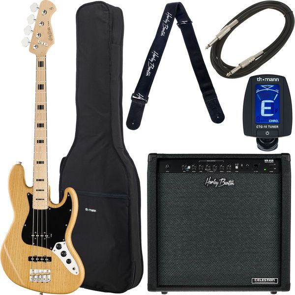 Harley Benton JB-75MN NA Bundle 2
