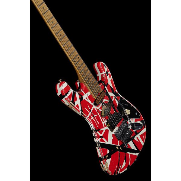 Evh Frankie Striped MN Relic R/W/B