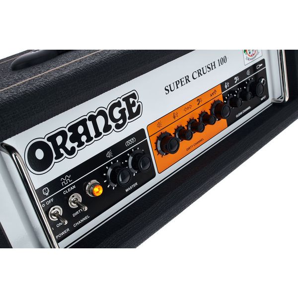 Orange Super Crush 100 Head Black