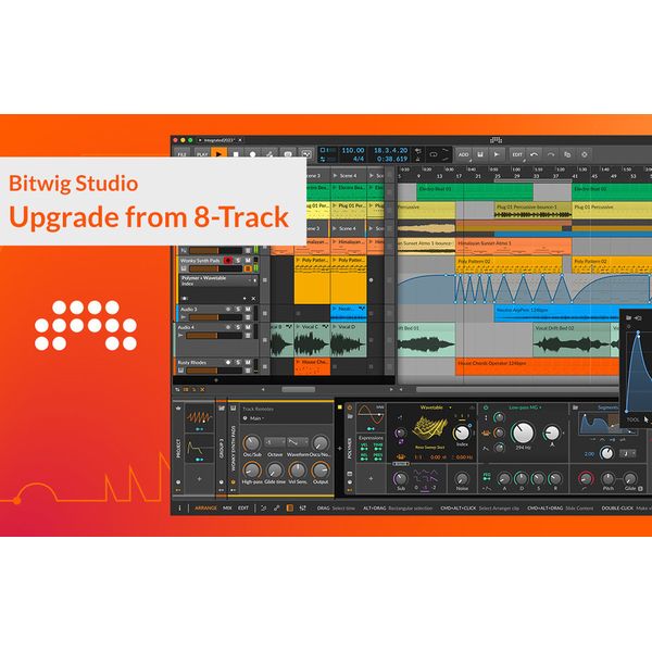 Bitwig Studio Upgrade 8-Track