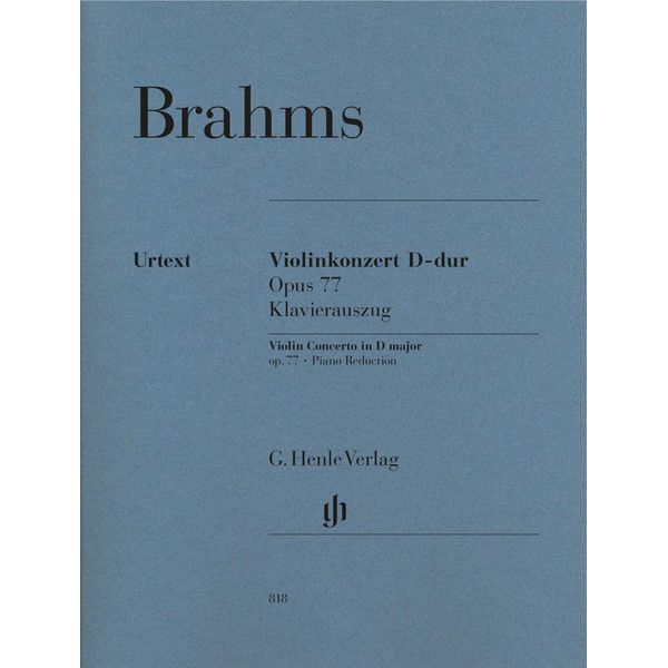 Henle Verlag Brahms Violinkonzert D-Dur
