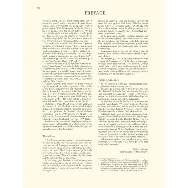 Wiener Urtext Edition Beethoven Sonate Violin