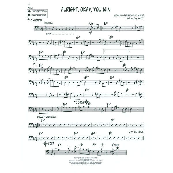 Hal Leonard Jazz Play-Along Best Of Swing